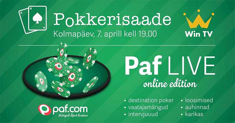 Paf Live Online Edition ja Win TV pokkerisaade #28