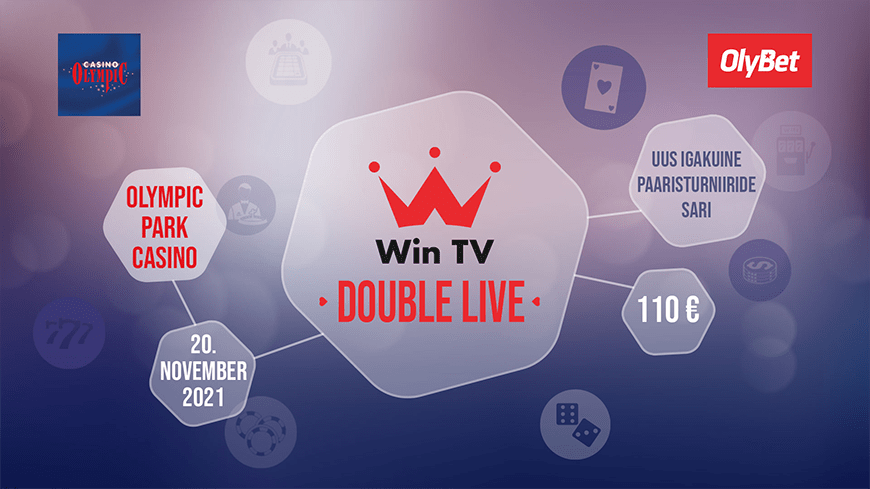 Olympic Casino uus igakuine turniirisari “Win TV Double Live”