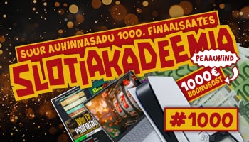 Slotiakadeemia #1000 suur auhinnasadu