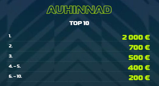 Epicbet - Moon Princess 100 slotiturniiri auhinnad