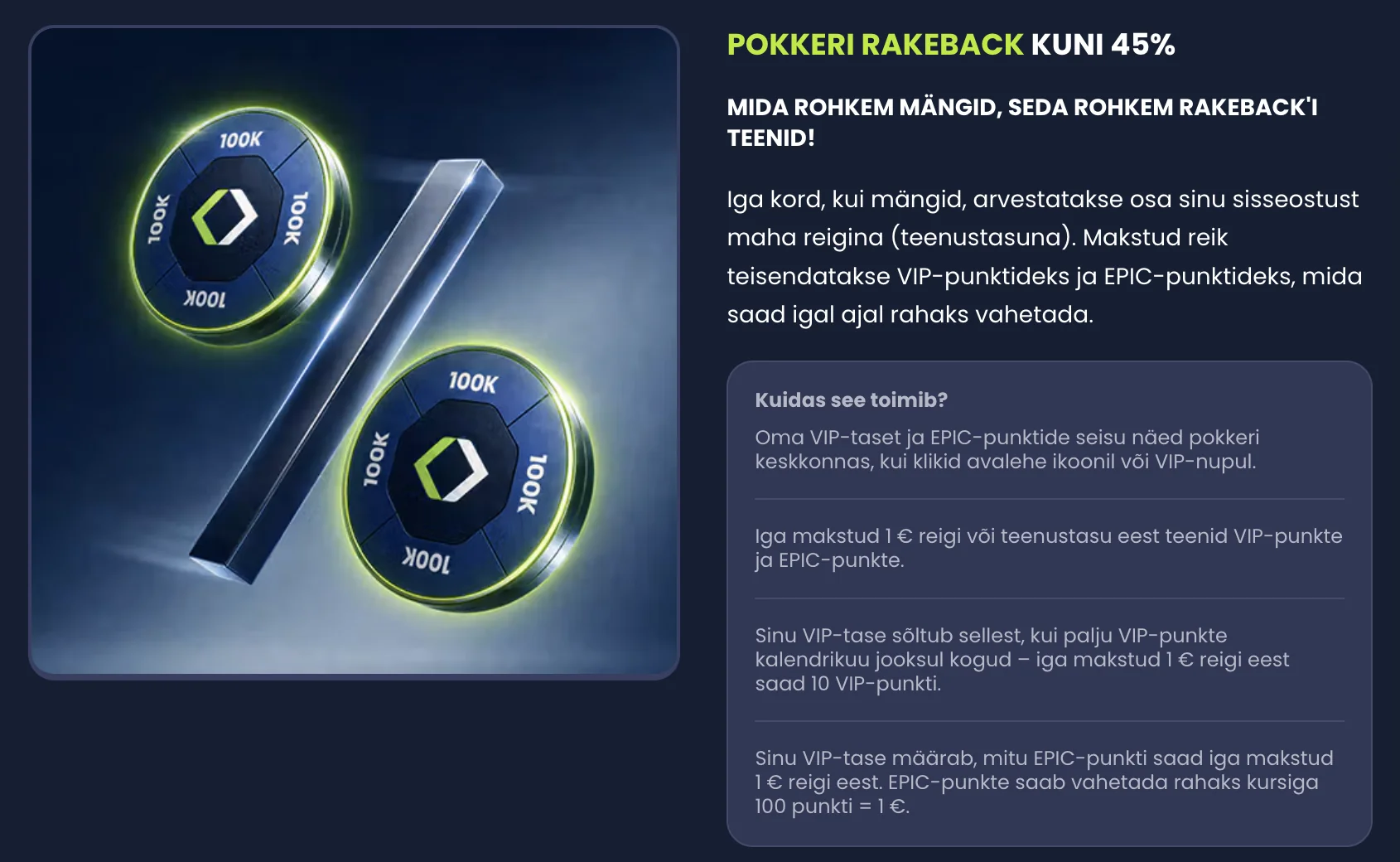 EpicBet Rakeback